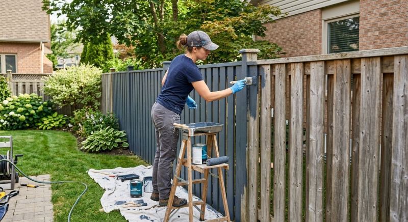 Increase Curb Appeal With Fence Paint