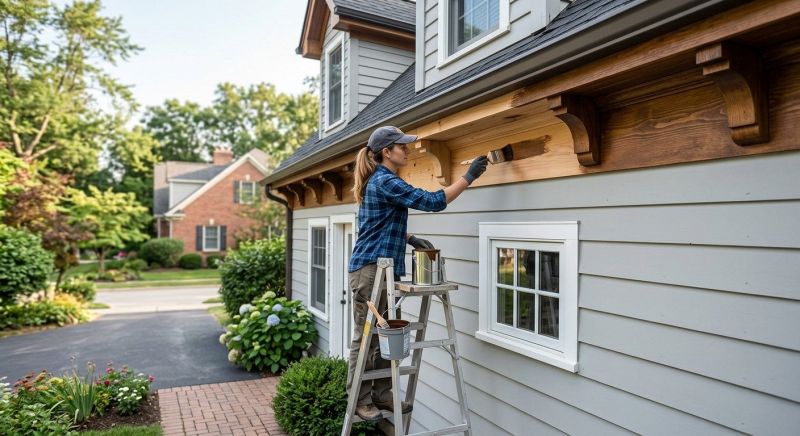 Boost Curb Appeal With Trim Paint