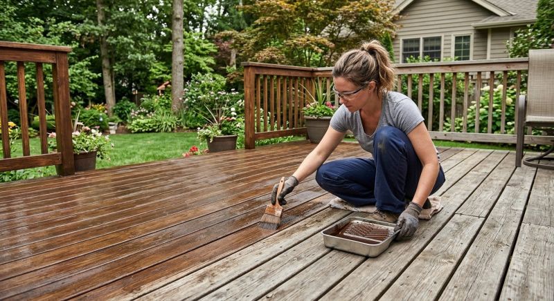 Deck Staining
