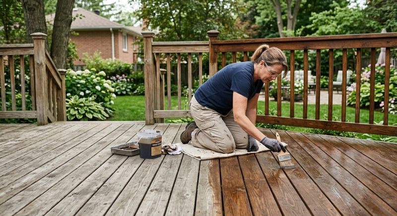Deck Staining