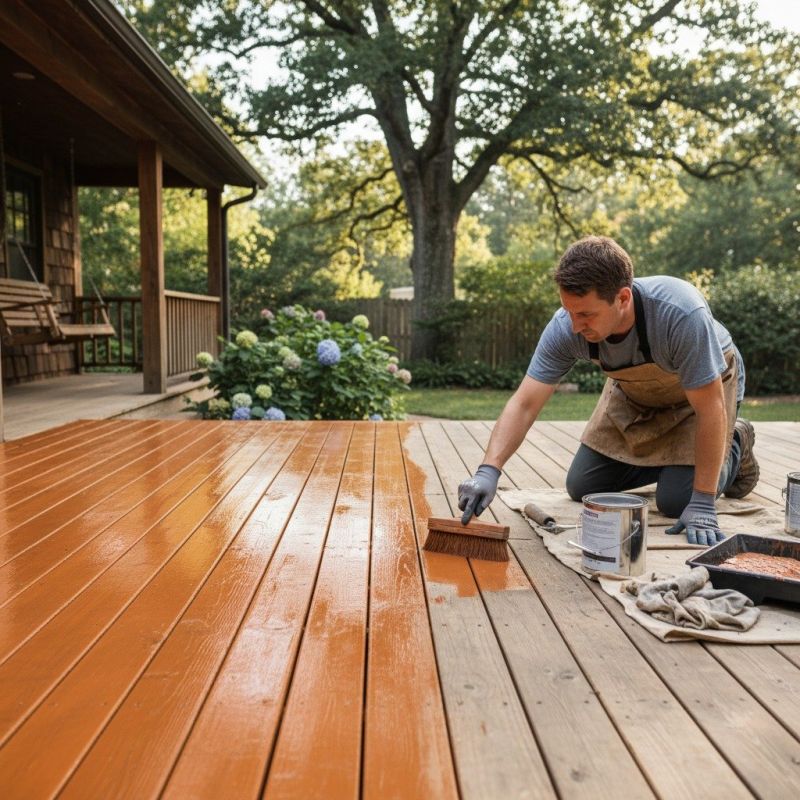 Deck Staining