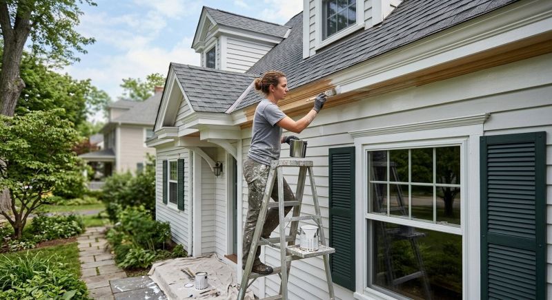 Exterior Trim Painting