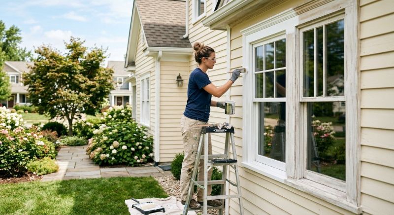 Exterior Trim Painting