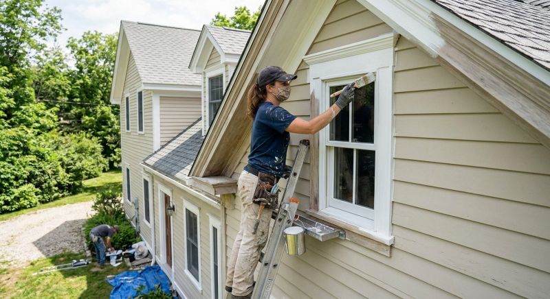 Exterior Trim Painting