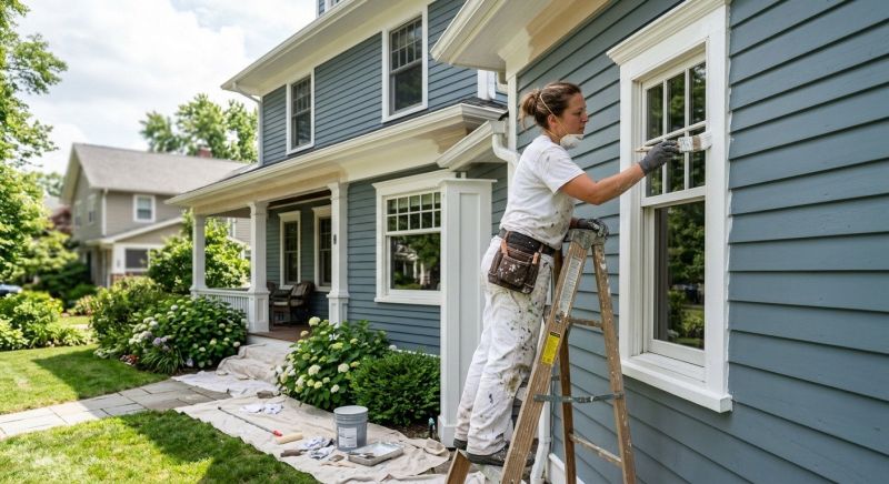 Exterior Trim Painting
