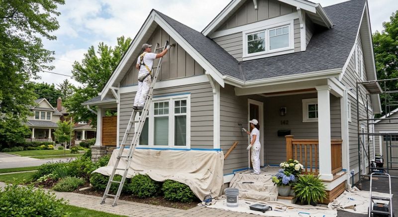Exterior Whole House Painting