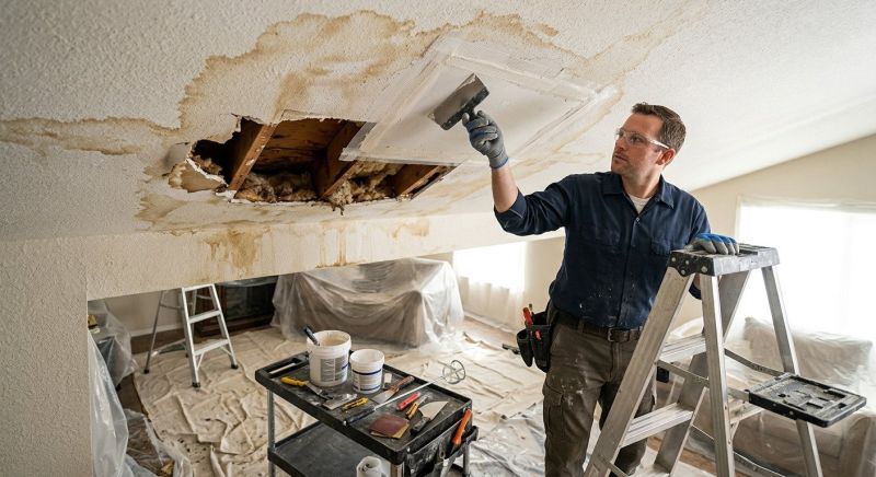 Fix Dents And Cracks In Drywall
