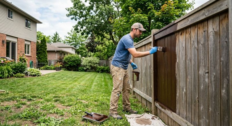 Increase Curb Appeal With Fence Paint