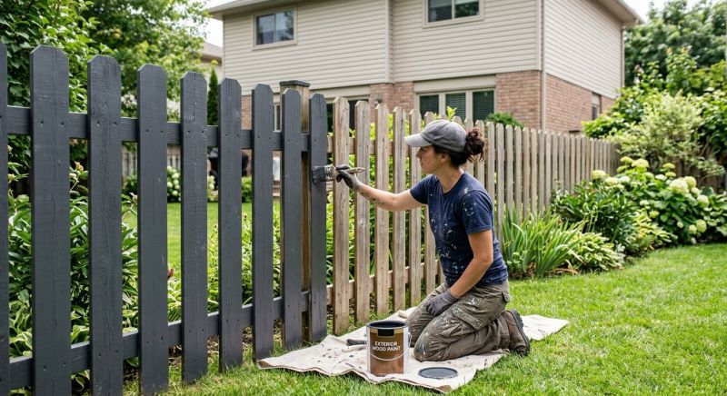 Increase Curb Appeal With Fence Paint