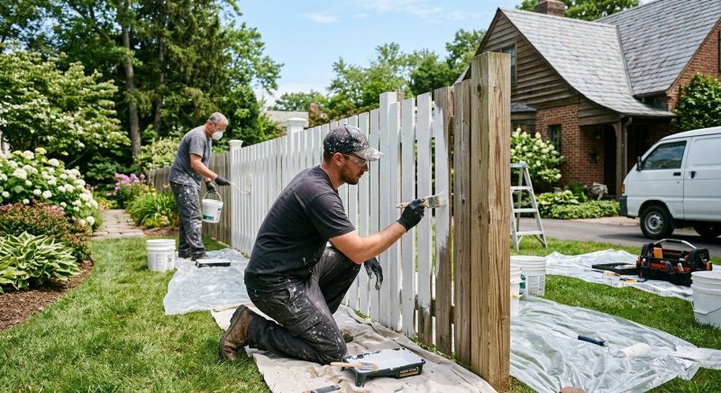 Increase Curb Appeal With Fence Paint