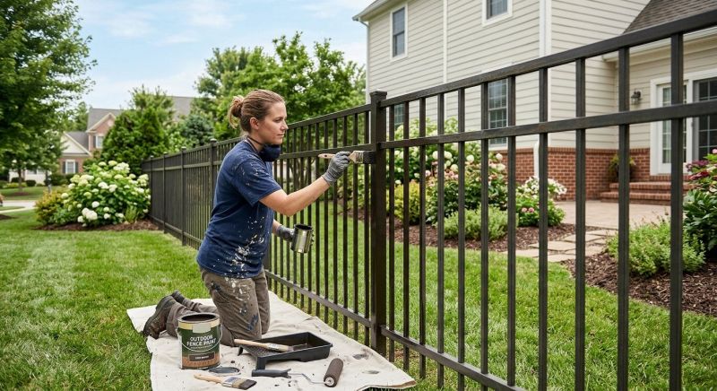 Increase Curb Appeal With Fence Paint