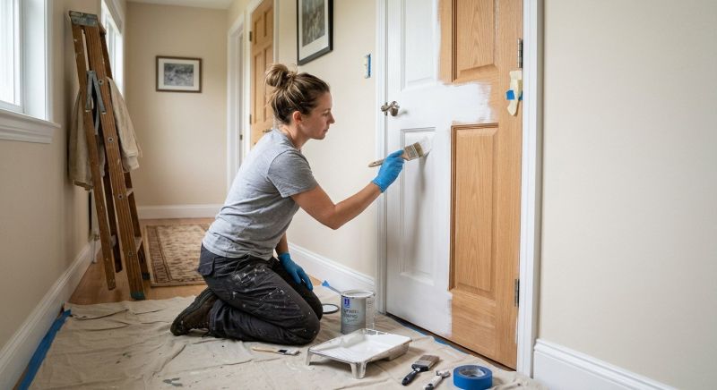 Interior Door Painting