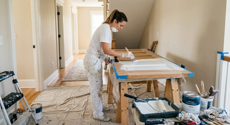 Interior Door Painting