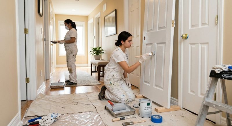 Interior Door Painting