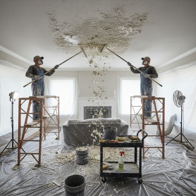 Knockdown Ceiling Removal
