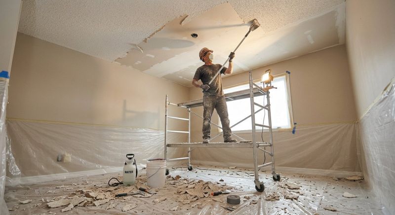 Knockdown Ceiling Removal