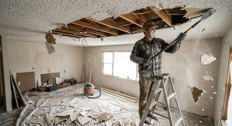 Knockdown Ceiling Removal