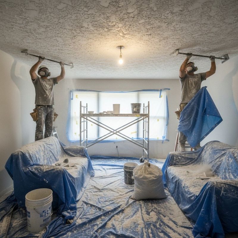Modernize Knockdown Ceilings