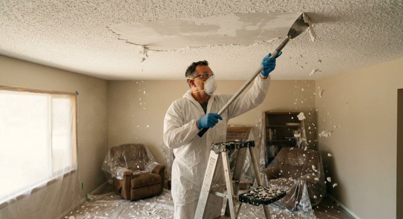 Popcorn Ceiling Removal