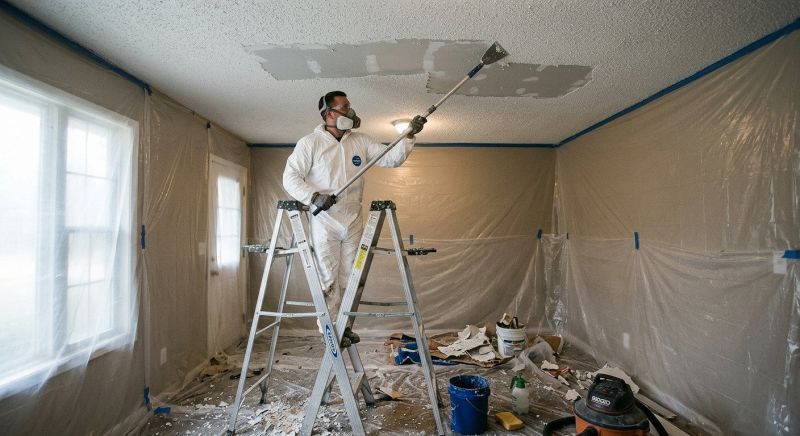 Popcorn Ceiling Removal