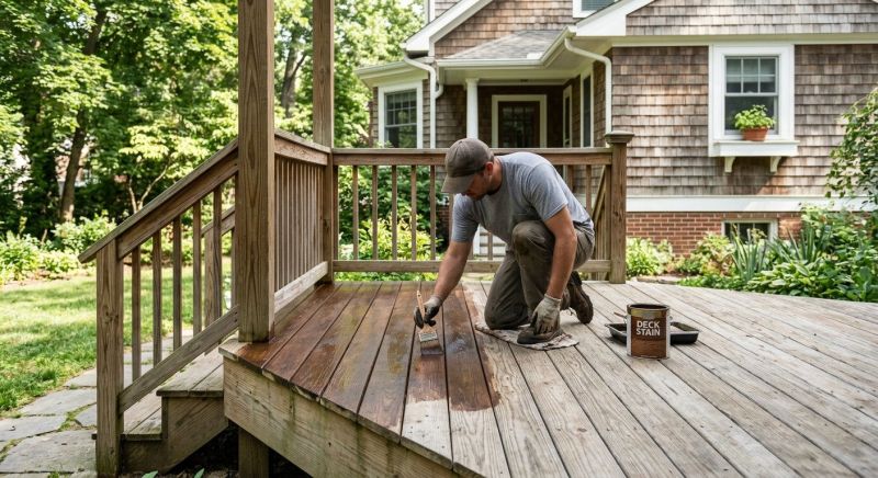 Porch Staining