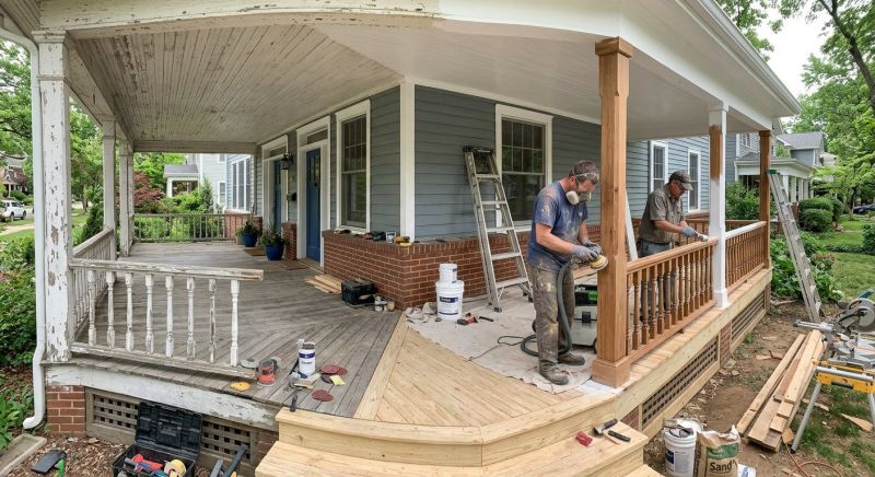 Porch Staining