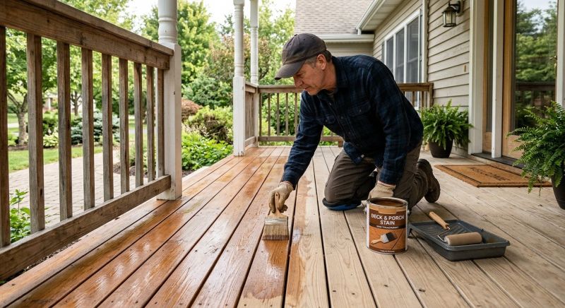 Porch Staining
