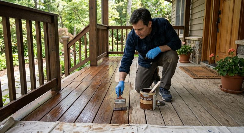 Porch Staining