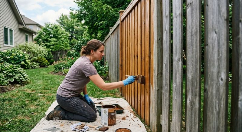 Extend Fence Life With Stain